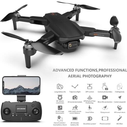 F188 GPS Drone Professional 6K HD Camera Gesture Photo One Key Return RC Foldable Quadcopter 28 Minutes Flight Toy Helicopter