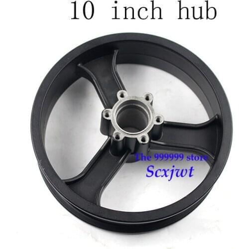 Good quality 2PCS 10 Inch Electric Scooter Wheel Hub 10 Inch Aluminum Alloy Wheel Rims 10x2 10x2.125 10x2.50 10x2.25 Tires Rims