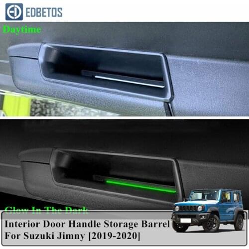 Jimny 2019 2020 Interior Door Storage Box Jimny Interior Door Handle Storage Barrel For Suzuki Jimny Interior Car Accessories