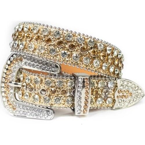 Hot Fashion Brilliant Womens Belt Bling Crystal Waist Chain Full Diamond Rhinestone Crystal Belt Luxury Large Party Waist Belt