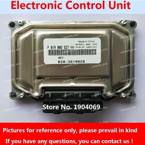 Engine Computer Board F01R00DE27 B20-3610020 F01RB0DE27 ME7 ECU F01R00DD97 B-3610310 F01RB0DD97 For Fengxing Joyear Car