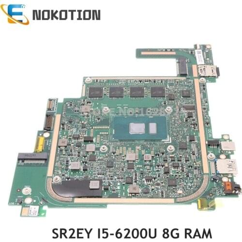 NOKOTION for Acer Switch Alpha 12 SA5-271 271P laptop motherboard SR2EY I5-6200U 8G RAM NBGDQ11004 NBGDQ110047 P2JCC_MB