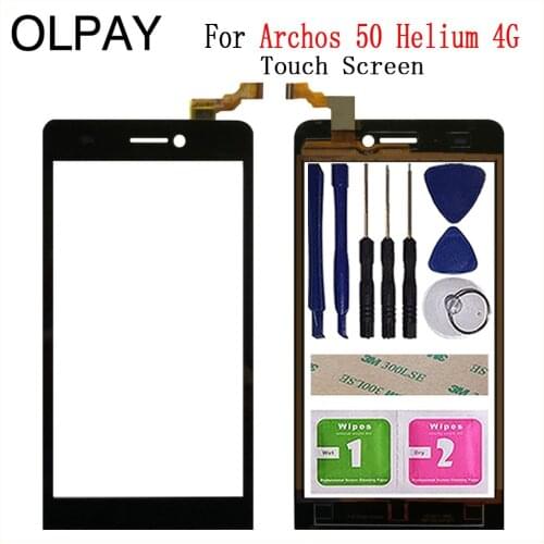 Mobile Phone TouchScreen For Archos 50 Helium 4G 5.0'' inch Touch Screen Digitizer Sensor Touch Panel Glass Repair And Tools