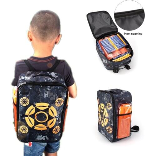 The New Target Bag Gun Toy Pouch Refill Clip Darts Bullets Bag For Nerf Toy Gun Shooting Tactical Backpack