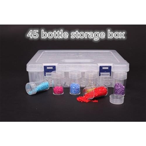New diamond embroidered diamond painting tool! Diamond Embroidery Storage Box Transparent Plastic Storage Box, Jewelry Drill Sto