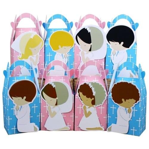 My First Communion Favor Box Candy Box Gift Box Kids Birthday Party Supplies Decoration Event Party Supplies