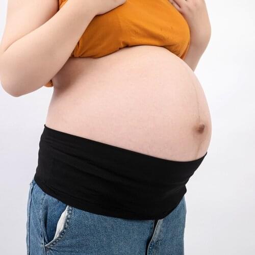 Maternity Belly Band Extension belt Seamless Maternity Pregnancy Belly Band Back Support Belt Waist Extender Pants Intimates