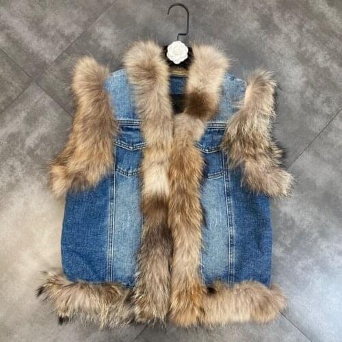 PREPOMP Women's Denim Vests
