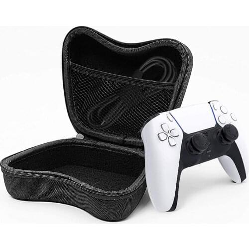 Carrying Bag Dustproof Storage Protector For PS5 PS5 Wireless Game Controller Oxford Fabrics EVA Metal Zipper Mesh Pocket