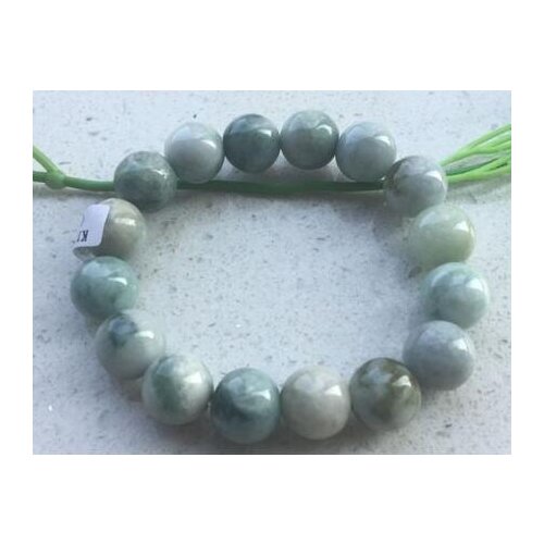 Certified 100% Natural A JADE Jadeite 13 mm bead Elastic bracelet