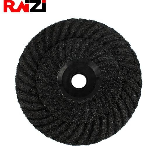 Raizi 7 Inch/180 mm Silicon Carbide Turbo Grinding Disc For Stone Concrete Cast Iron #16 Abrasive Diamond Grinding Wheel
