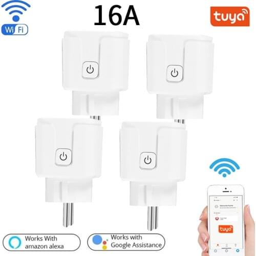 Tuya ZigBee Smart Plug EU Power Socket Tuya Smart Life APP Remote Voice Control Timer Socket Switch With Alexa Google Home