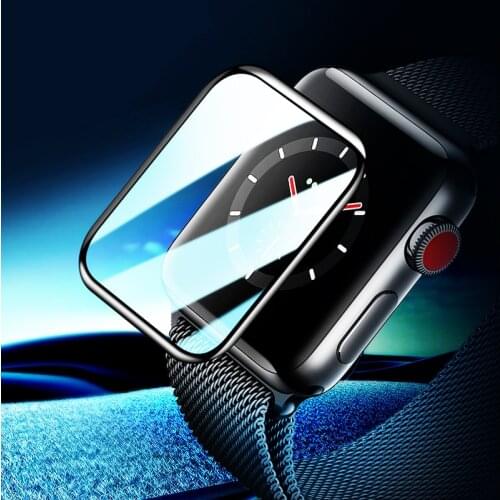 Screen Protector for apple watch SE/6 5/4/3/2 iwatch 44mm 40mm 42mm 38mm 3D Curved Anti-Scratch Anti-Bubble protective glass