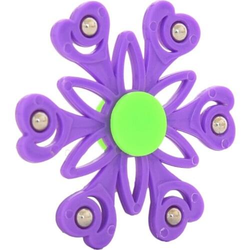 100PCS New Snowflake Fidget Spinner Hand Spinners Birthday Present Kids Christmas Gifts Finger Toys Spinners