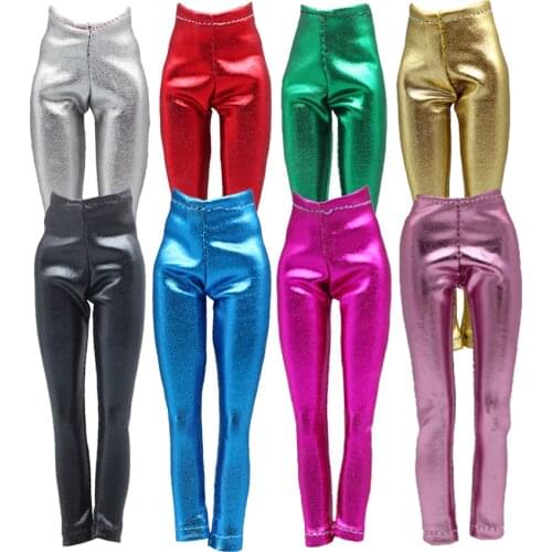 3pcs/lot High quality fashion candy color pants for 1/6 barbies doll clothes as for 1/6 BJD Blyth doll accessories