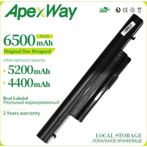 Apexway 6500 mAh Laptop Battery For Acer AS01B41 AS10B31 AS10B3E AS10B41 AS10B51 AS10B5E AS10B61 AS10B71 AS10B73 AS10B75 AS10B7E