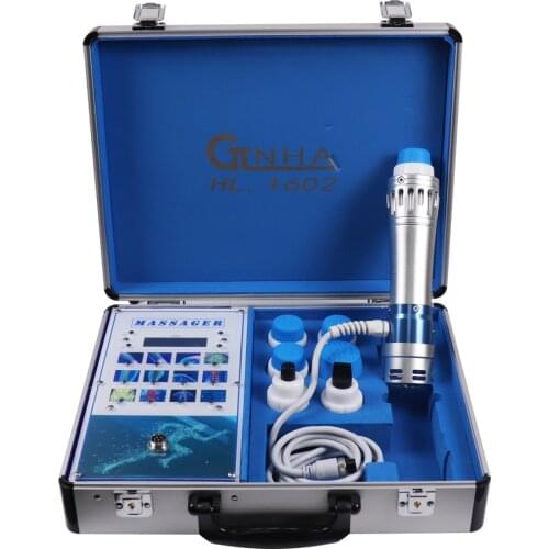 Suitcase ESWT Electromagnetic Shockwave Therapy Machine ED Treatment Pain Relief Physiotherapy Health Care Massager Equipment