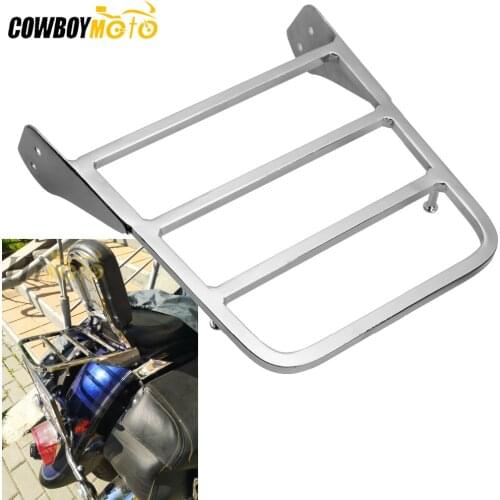 Motorcycle Rear Sissy Bar Luggage Rack For Yamaha V-Star 1100 Classic Dragstar XVS1100 2000-2011 2010 2009 2008 2007 2006 2005