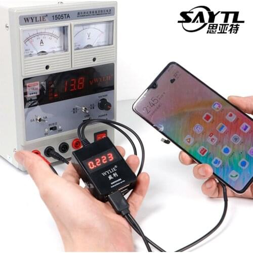 Boot Line Phone Power ON/OFF Service DC Power Supply Current Testing Cable for iphone and Android Samsung Huawei Xiaomi Meizu