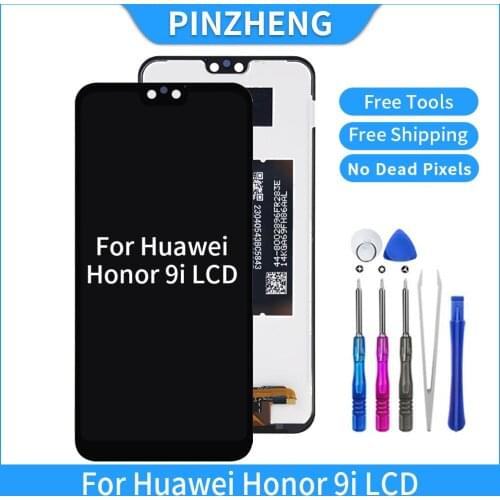 PINZHENG Display For Huawei Honor 9i LCD With Frame 5.84" For Honor 9i Display Touch Screen LLD-AL20 LLD-AL30 LCD Screen Parts