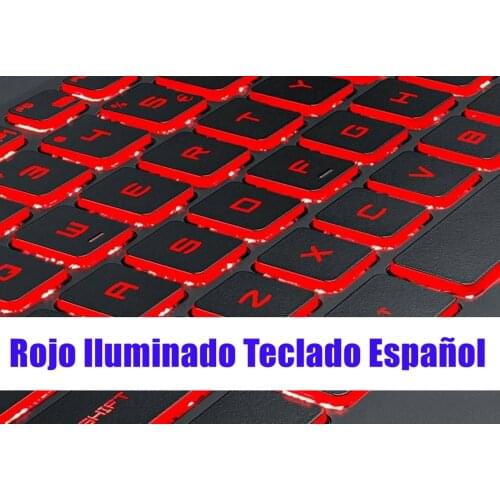 Spanish Red backlit keyboard for MSI GL75 9SC(MS-17E4)/GL75 9SD/GL75 9SE(MS-17E5)
