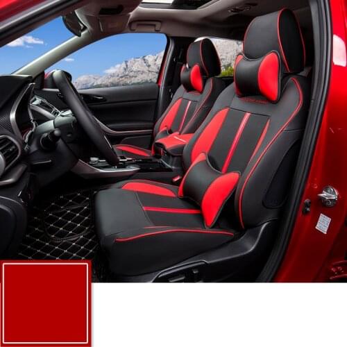 Fully surrounded by leather seat cover cushion breathable four seasons seat cover For Mitsubishi ECLIPSE CROSS 2018 2019