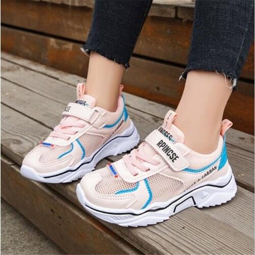 Summer new childrens sports shoes girls' casual shoes boys' mesh breathable light running shoes childrens single mesh shoes