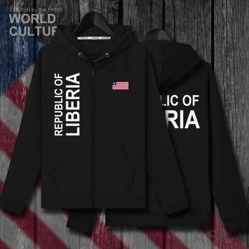 Liberia Liberian LR LBR mens sweatshirt hoodies winter cardigan jerseys coats men jackets and casual clothes nation tracksuit