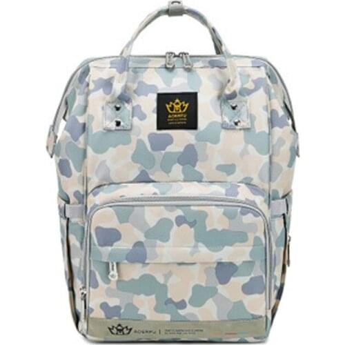 Fashion Mommy Bag Multifunctional Large-capacity Mommy Bag Mother and Baby Bag Baby Bottle Backpack Diaper