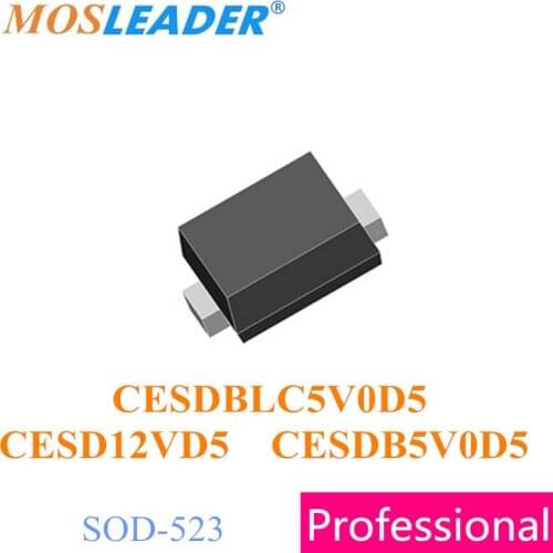 Mosleader CESDB5V0D5 CESDBLC5V0D5 CESD12VD5 SOD523 3000PCS CESDB5V0 5V Bi Direction ESD Protection Chinese High quality