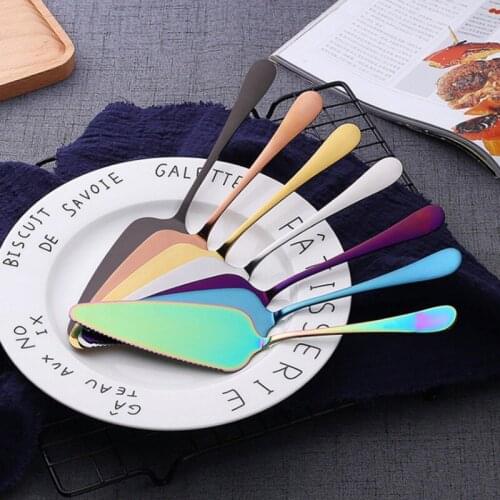 New Stainless Steel Cake Shovel Bread Pizza Knife Dessert Pie Fondant Divider Cutter Spatula Server Baking Tool for Wedding Cake