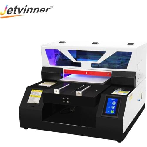 Jetvinner Full Automatic A4 Size UV Flatbed Printer Small UV Printer for Phone Case, Bottle, Wood, Acrylic, Glass, Leather, PVC