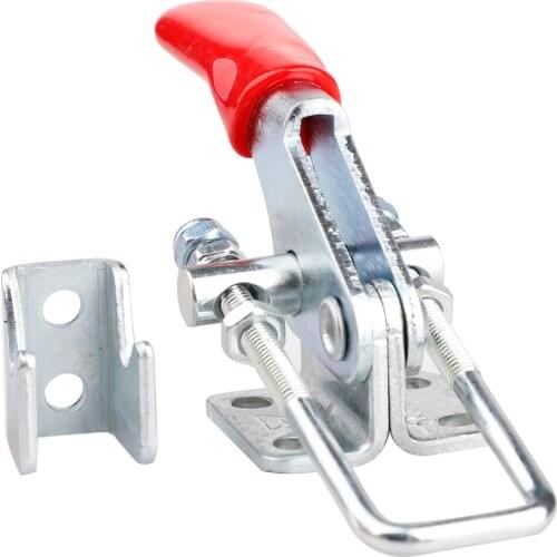 Hand Tool Toggle Clamps 165KG Holding Capacity Quick Release Door Latch Type Toggle Fixture Clamp