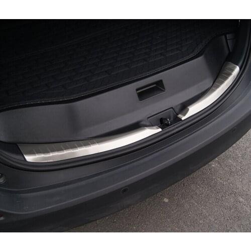 TOMEFON Only For 5 Streak Bumper Stainless Steel Rear Bumper Protector Car Accessories For Toyota RAV 4 RAV4 2013 2014 2015 2016