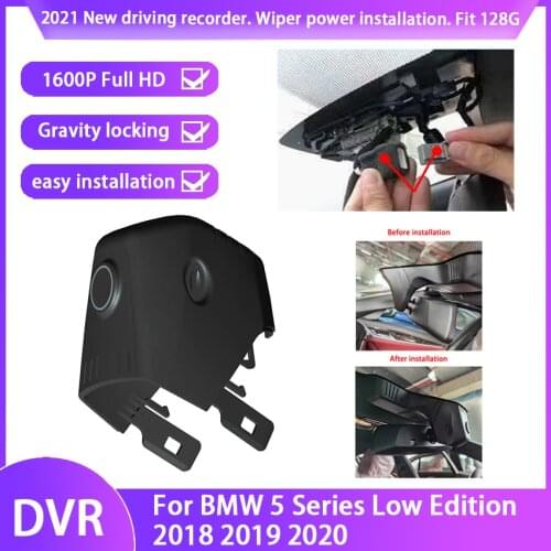 2K HD 1600P Easy Installation Car DVR Wifi Dash Cam Video Recorder camera For BMW G30 5 Series Low Edition 2018 2019 2020 2021