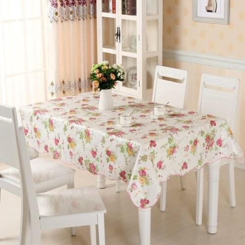 Plaid Waterproof & Oilproof Wipe Clean PVC Vinyl Tablecloth Dining Kitchen Table Lid Protector OILCLOTH FABRIC COVERING