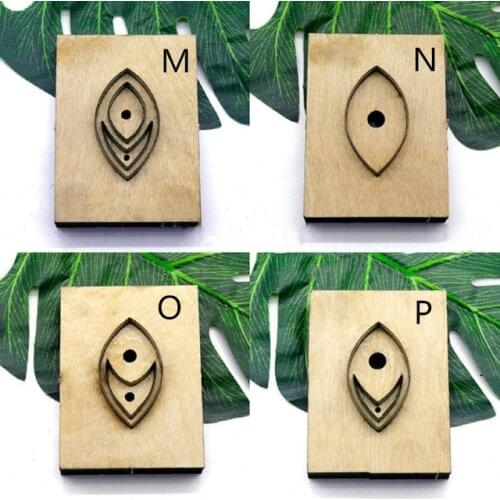 Japan Steel Blade Rule Die Cut Steel Punch Leaf Eardrop Cutting Mold Wood Dies for Leather Cutter for Leather Crafts