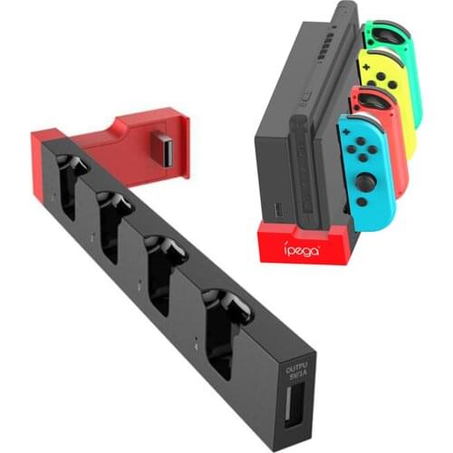 For Switch Controller Charger Dock 4 Ports Stand Station Holder for Switch NS Game Console Charging Accessories