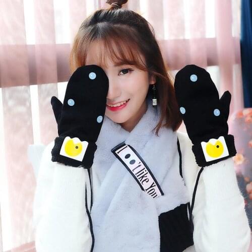 Dark Red Lady Solid Cute Winter Gloves Dance Driving Gloves Handmade Mittens Soft Etiquette Cycling Warmer Grey gloves