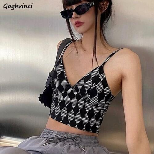 Camisole Women Backless Fashion Casual Female Sleeveless Sexy Camis Tops Summer Hot Preppy Korean Ulzzang Elegant Chic Retro Ins