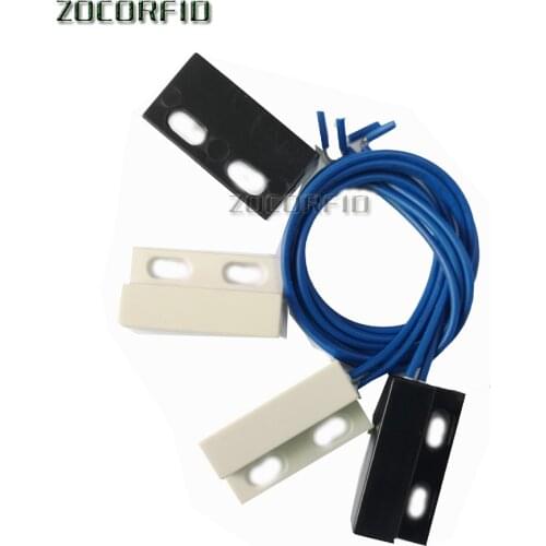 5pcs/lot NC/NO type AC85-AV220V Wired Door Window Sensor Magnetic Switch Home Alarm System for Door room