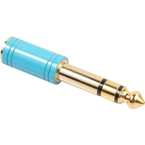 6.5mm 6.35mm 1/4inch Male to 3.5mm 1/8inch Female Jack Stereo Headphone AUX Cable Audio Adapter Plug For Guitar Plug Amplifier J
