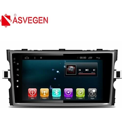 Asvegen 8 inch Android 7.1 2GB+32GB Quad Core Car Navigation Bluetooth Multimedia Audio Video Player For Toyota Verso E'Z 2 016