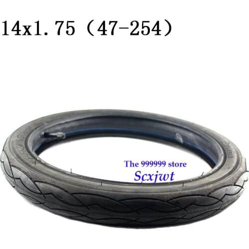 Free Shipping 14x1.75 Bicycle Fixed Free Inflatable Solid Tire Good Quality 14x1.75 Anti Stab Riding MTB Road Bike Tyre