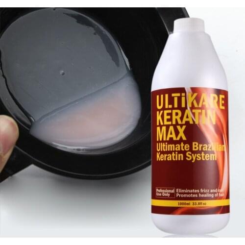 Free Formaldehyde 1000ml Brazilian Keratin Treatment Straightening Smoothy Hair With Free 10ml Argan Oil For Better Effect