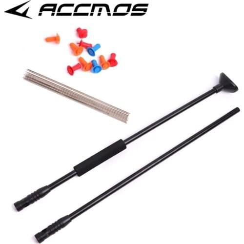 BLOWGUN M50 Black Blow Gun with Junction Tube and 30pcs Metal Needles Foam Comfort Grip fit Hunting and Shooting Length 39