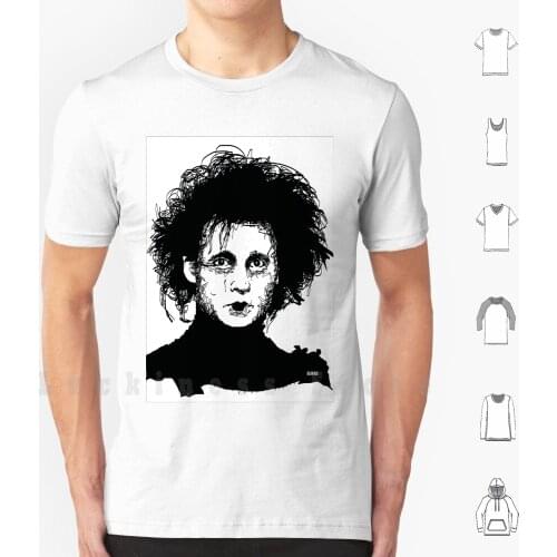 Edward Scissorhands T Shirt 6xl Cotton Cool Tee Tim Burton Edward Sissorhands Sissorhands Edward Johny Johny Depp Jonny Depp