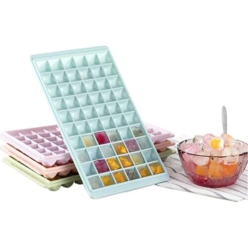 Cell Plastic Ice Tray Box Cube Form Mold Cream Popsicle Maker Mould Diamond Shape Refrigerator Bar Tools Accessories
