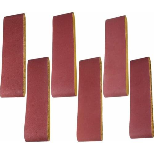 6x48 Inch Belt Sander Sanding Belts 6PCS Aluminum Oxide Belt Sandpaper Assorted