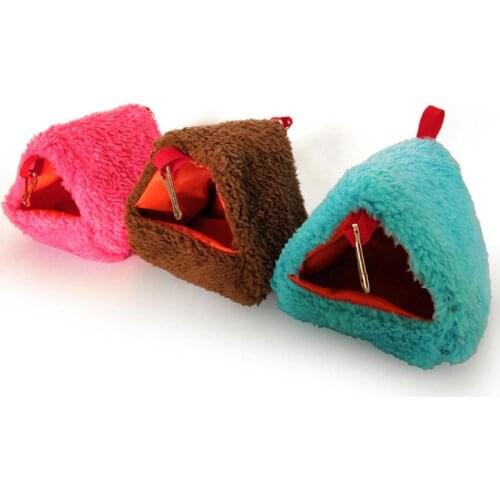 Small Pet Warm Tunnel Hammock Hanging Bed Ferret Rat Hamster Bird Squirrel Shed Cave Hut Hanging Cage Pet Birds Parrot Supplies